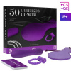 Игра для двоих «50 оттенков страсти. Овладей мной», 4 в 1 (30 карт, лопатка, вибратор, виброкольцо),