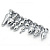 Металические анальные пробки нестандартных форм М777