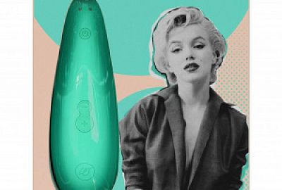 Бесконтактный клиторальный стимулятор Womanizer Marilyn Monroe мятный