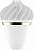 Мини стимулятор Satisfyer layons Sweet Temptation - белый с золотым